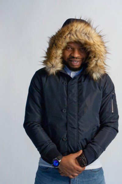 Fury Hood Navy Jacket