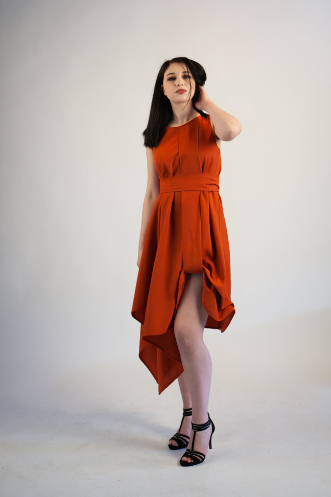 sienna orange dress