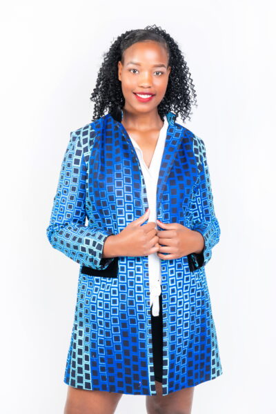 Isaro Identity Collection Blue Jacket Front